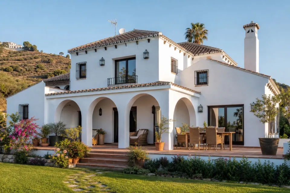 Villa andaluza con vistas al mar en Mojácar
