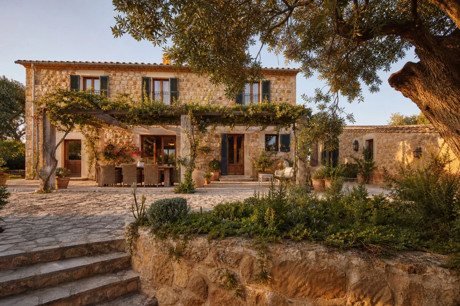 Stone finca in Andratx — photo 1